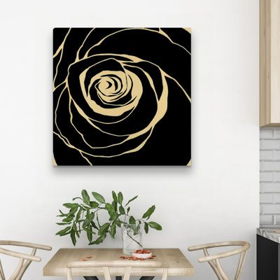 rose - 32"x32" art on canvas