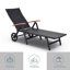 Chaise longue inclinable Moyer