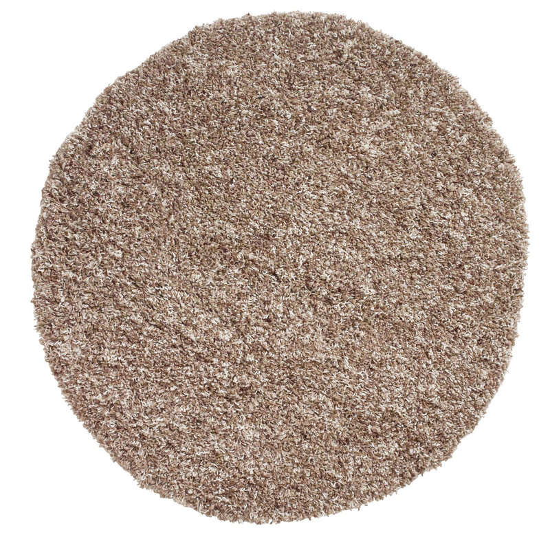 Lori Beige Rug, Round 133cm