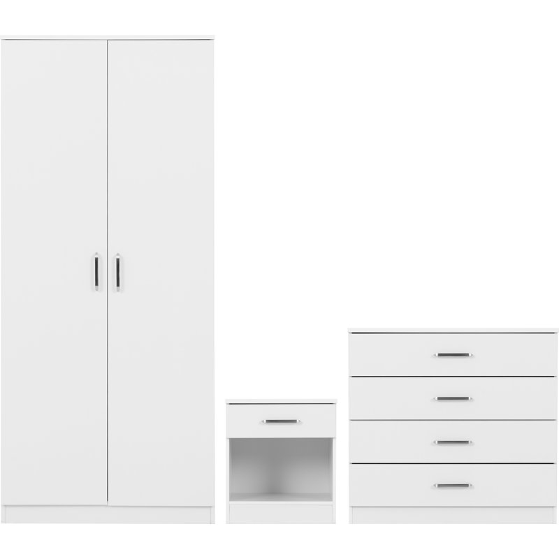 Sumrah Piece Bedroom Set, White