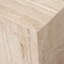 Table de cocktail rectangulaire Ark en marbre beige véritable-100761614