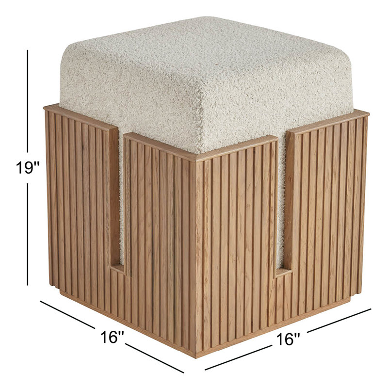 Avaline Carmen Accent Stool, Skylark