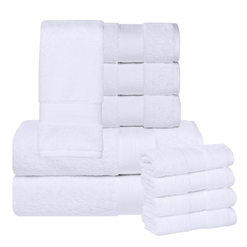 Ensemble de serviettes 10 pièces Aria, Blanc