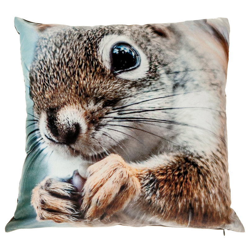 coussin écureuil velours Nuzzo