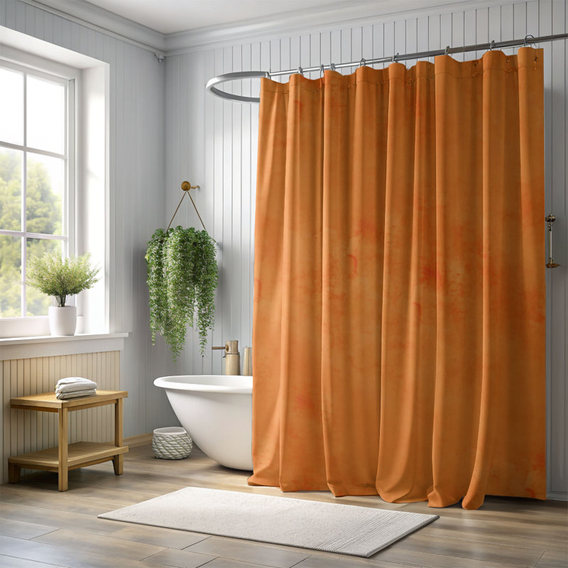 Rideau de douche 1 pièce Spooky Joy, H 74 po x l 71 po