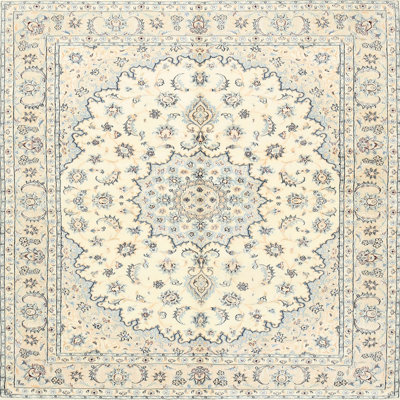 Tapis oriental ivoire / brun clair