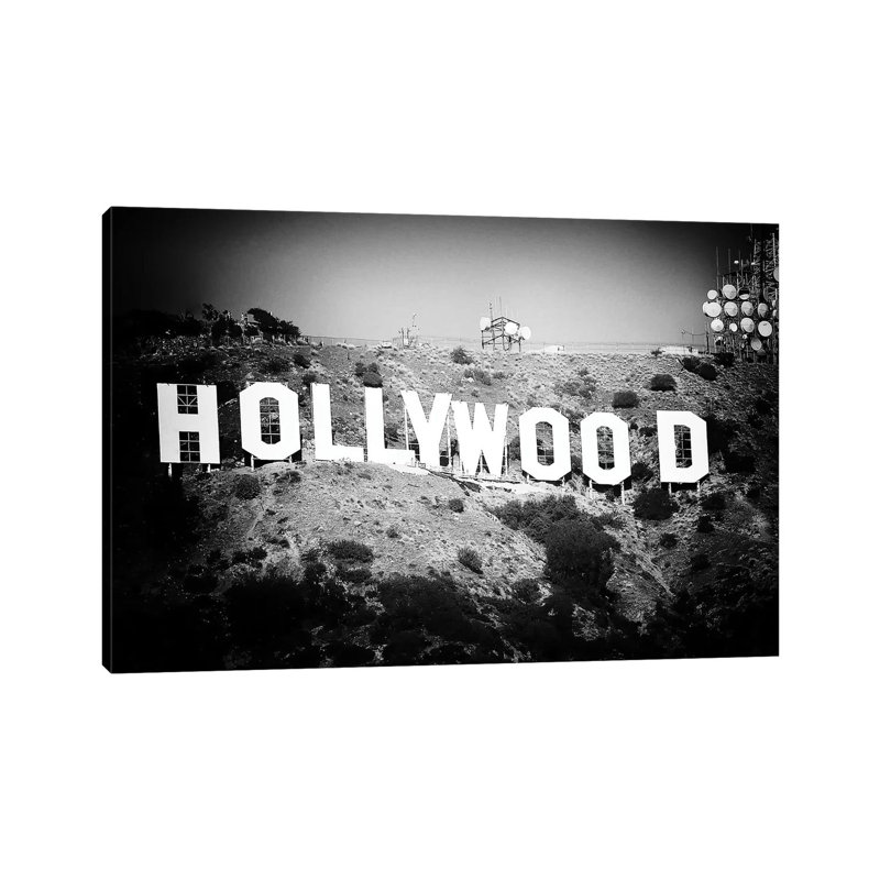 Hollywood par Michelee Scott - photographie sur toile tendue, H 18 po x l 26 po x P 1,5 po
