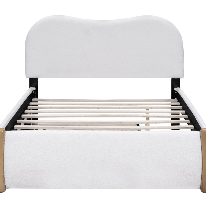 Lit double tapissier double avec gigogne simple, blanc - instructions de montage faciles