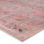 Machine Washable  Oriental Pink/Light Blue Area Rug-1776456848