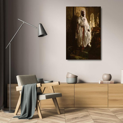 "The Moorish Chief" by  Eduard Charlemont - Gallery Wrap Canvas Wall Art