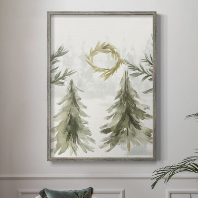 «Christmas Holiday Art» CECLXIX, reproduction d'art encadrée - bois massif XMA170623