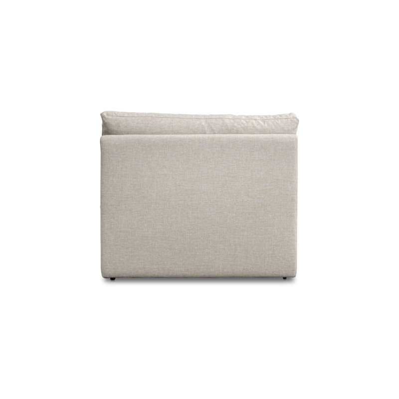 Miles Outdoor Chaise Lounge, Light Gray