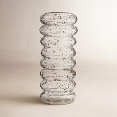 Bubble Pebble Glass Vase Tall