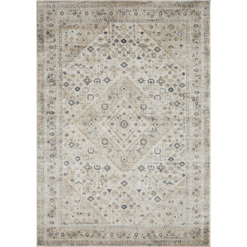 Aldoyn Oriental Indoor Rug, Rectangle 6'7" x 9'2"