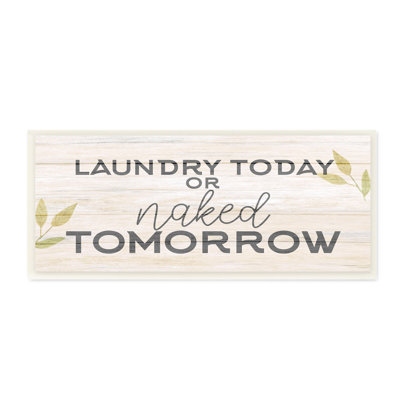 «Botanical Laundry Sign», typographie, citation amusante par Kim Allen - impression
