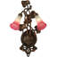 Appliquee à bras 2 lumières pond lily-16183216