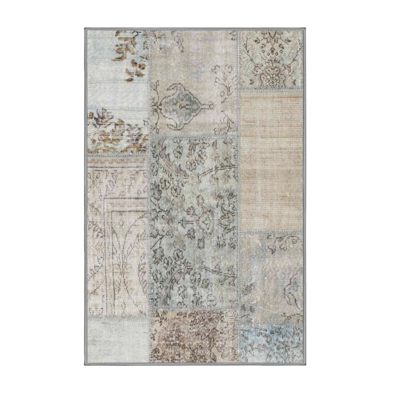 Patchwork Indoor Rug, Rectangle 3' x 5'