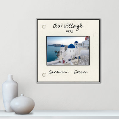 Santorini Grèce - reproduction du lever du soleil par Danita Delmont