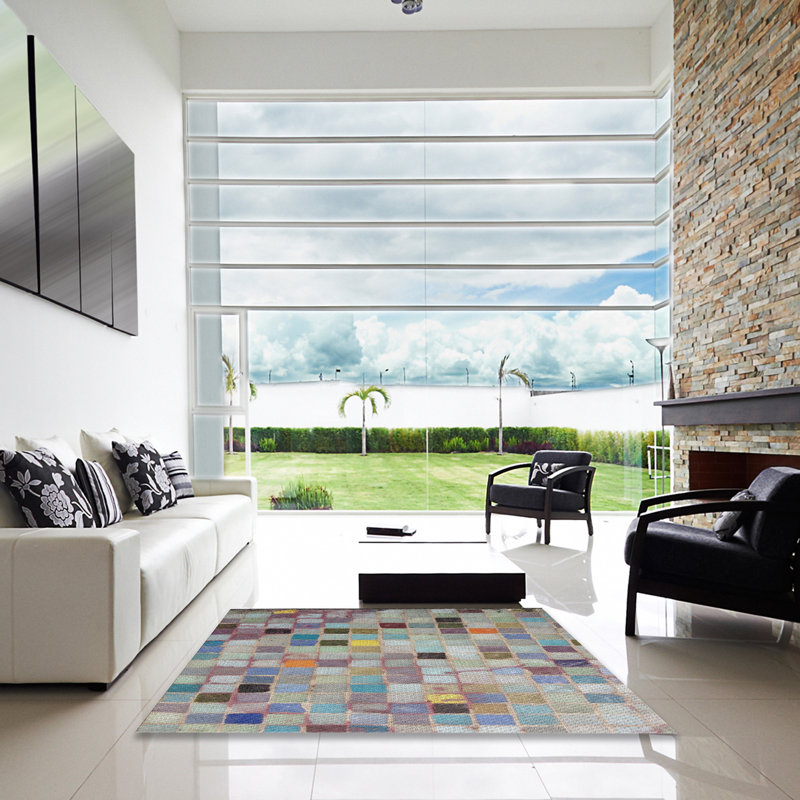 Roselli Geometric Indoor Rug, Square 6'