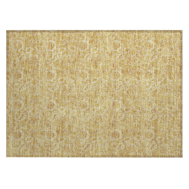 Floral Indoor / Outdoor Rug, Rectangle 1'8" x 2'6"