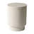 Biddlesden 14" Round Fiberstone Side Table with Ribbed Design – Indoor/Outdoor Accent Table for Patio, Living Room, or Bedroom-1751919878