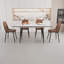 Ensemble de table de salle à manger extensible en MDF de style moderne pour des espaces polyvalents