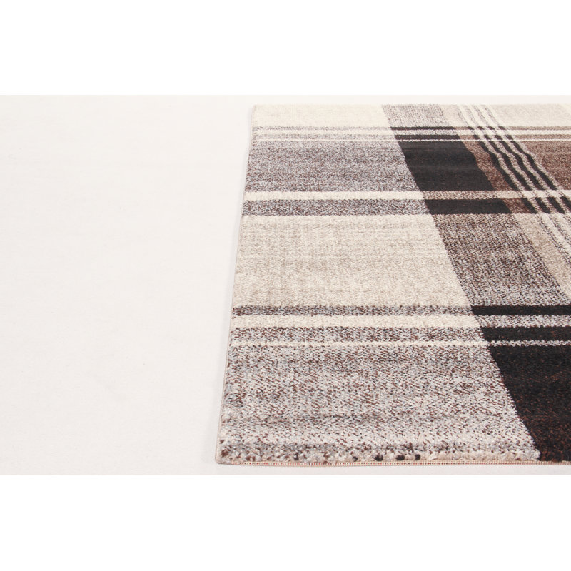 Plaid Area Rug Set, Rectangle 200 x 300cm