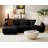 Ballyrobert 4 - Piece Upholstered Sectional Teddy Wool Modern Sectional Sofa 3 Seat L Shaped Convertible Modular Sectional Sofa with Reversible Ottoman-519874045