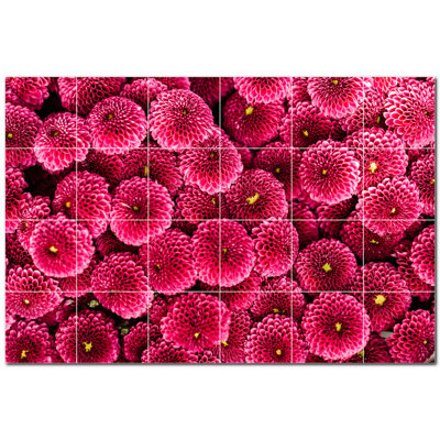 Murale décorative en céramique 4,25 po x 4,25 po