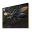 Décoration murale libellule cybernétique en bleu et or II - Libellule animaux-88041420-88041424