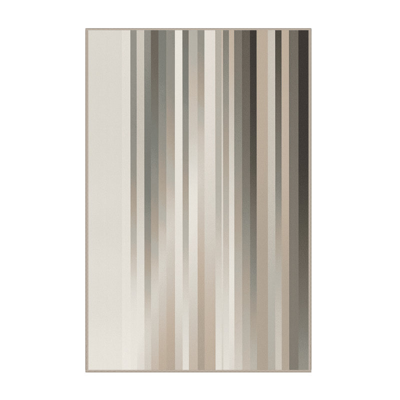 Tapis ombré gris lavable à la machine Pegah, 2 pi x 3 pi