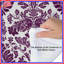 Édredon mauve à motif damassé mauve-130697970