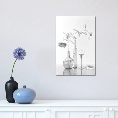 Still Life With Peonies by Dimitar Lazarov - Wrapped Canvas Gallery-Wrapped Canvas Giclée