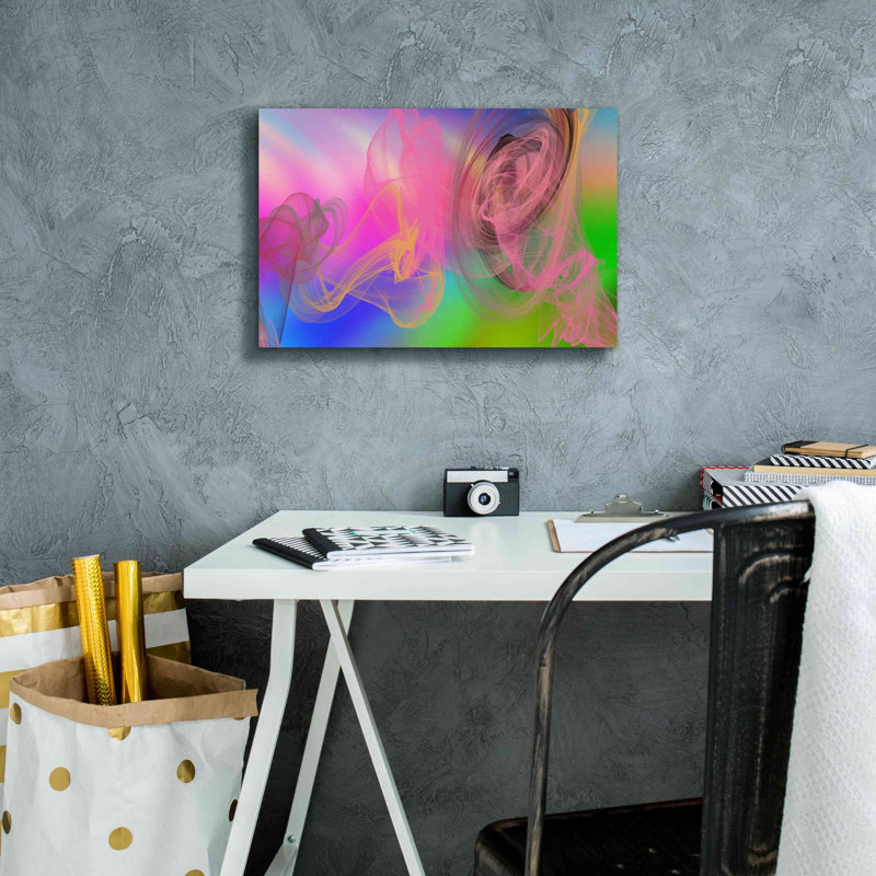 «Color In The Lines 5» par Irena Orlov, impression sur toile giclée, H 12 po x l 18 po x P 0,75 po