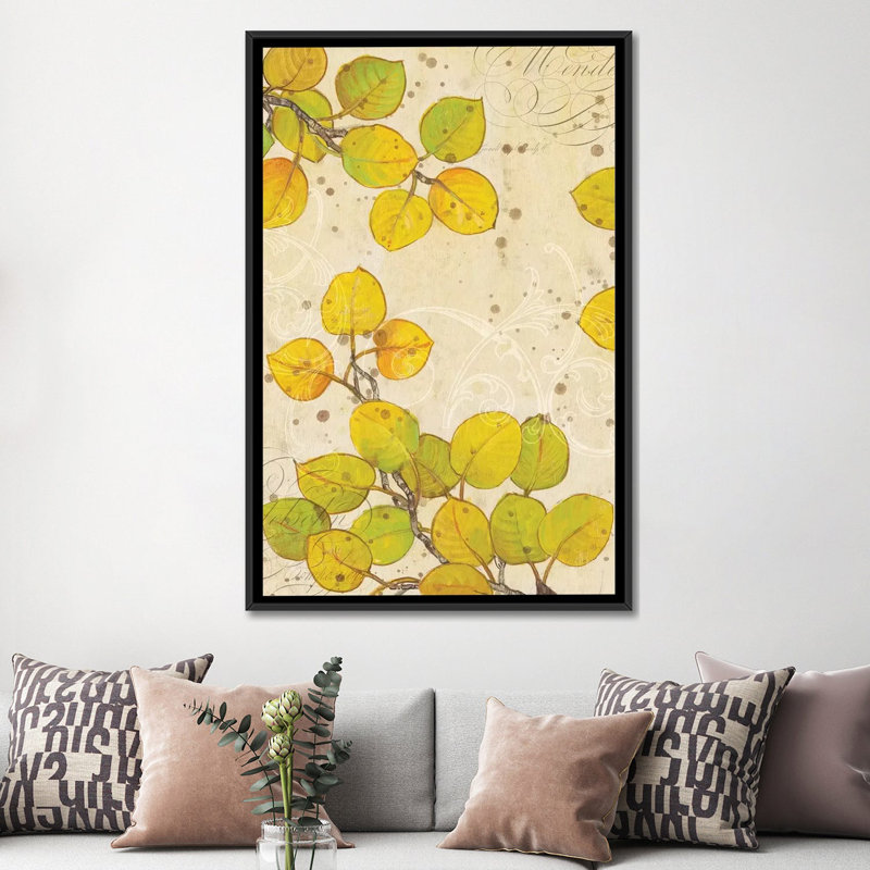 « turning i », impression sur toile, H 26 po x l 18 po x P 1,5 po, Toile avec cadre noir, Pas de tapis
