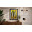 Three Fish in Green Geometric 1 Piece Single Picture Frame Wall Art-136661600-136661596