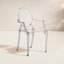 Chaise avec accoudoirs Louis Ghost-32489279