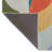 Multi-Colored Abstract Wavy Shape Patterned Modern Decorative Rug-1341832355