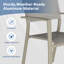 Stemple Aluminum Stacking Patio Dining Armchair, Easy Assembly-938246280
