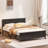 Bed Frame With Headboard And Footboard, Metal Bed Frame With Under-Bed Storage, All-Metal Support System, No Box Spring Needed, Easily Assemble-1487323818-1487323817