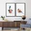 «Pastel Watercolor Explosion Country Bird», 2 pièces-98554261-98554262