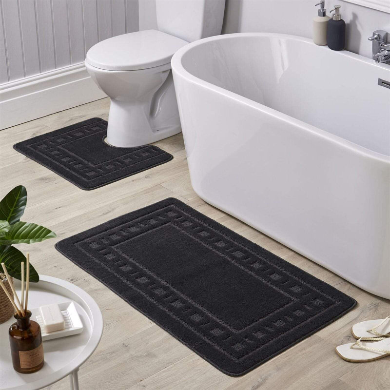 Non-Slip Bath Mat, Black