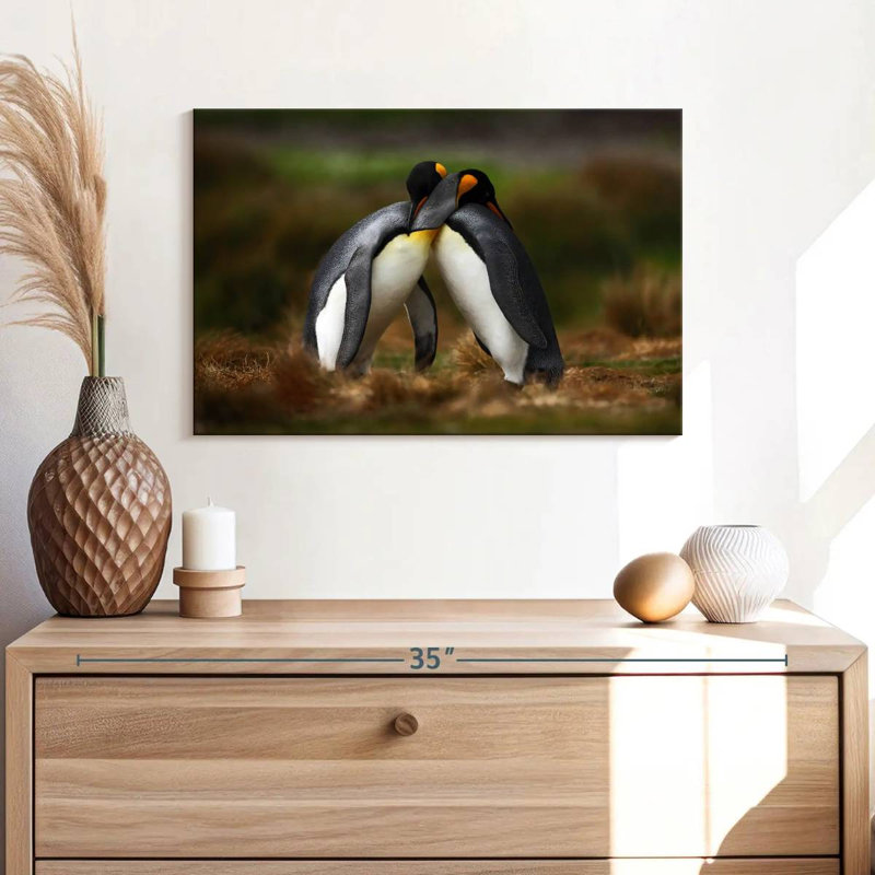 Brampt Penguin Love, 16" H x 24" W