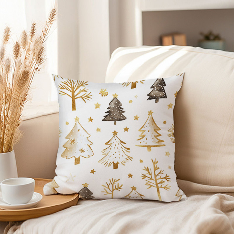 Holiday Gold Christmas III, 20"H x 20"W