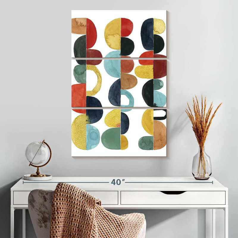 Avery Midcentury Sunrise I, H 32 po x l 20 po