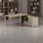 Modern L-shaped executive office desk-515580876