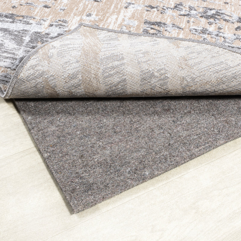 Tapis gris / brun Florenza Comfort Plus, Rectangle 10 pi x 14 pi