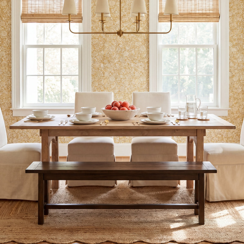 Henryville Pine Solid Wood Dining Table