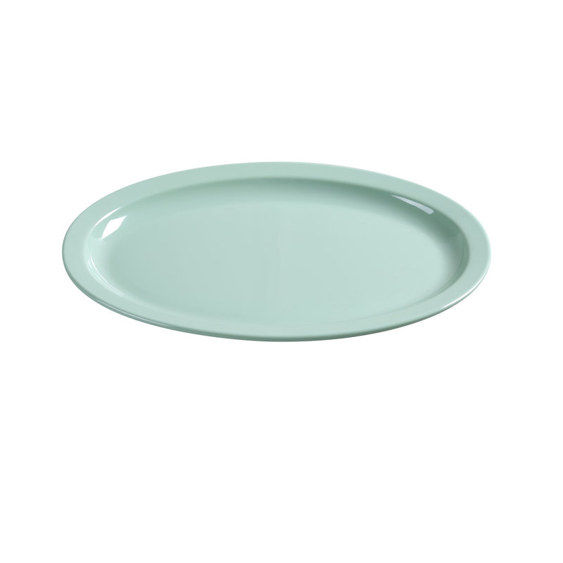 Plateau en mélamine Nessico, L 9,75 po x l 6,75 po x H 0,875 po, Brun clair