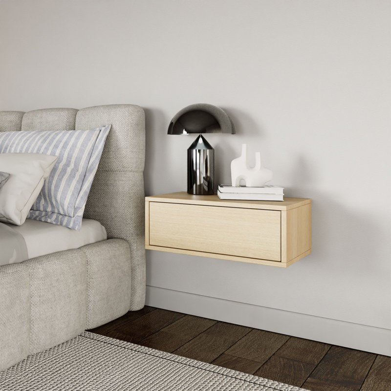 50cm W Manufactured Wood Bedside Table